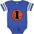 thumbnail image 3 of Inktastic Basketball 1st Birthday 1 Year Old Boys Baby Bodysuit, 3 of 5
