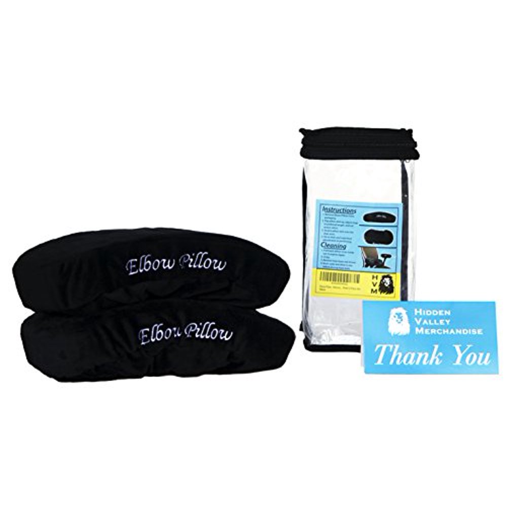 Elbow Pillow Jumbo Memory Foam Arm Rest 2 Pad Set