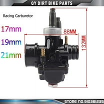 Motorcycle Carburetor PHBG 21MM AD Carburetor for 50-100Cc Engine 2 Stroke Racing Motor PHBG21,1 x carburetor,Black
