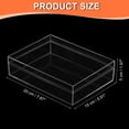 thumbnail image 2 of Caja de Acrílico Uxcell con Tapa, Cajas de Exhibición de Acrílico Transparente, Contenedores Cuadrados de Plástico, Organizador de Almacenamiento 7.87"x5.91"x1.97", 2 of 7