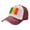 Dark Red, variant on Men Women Los Angeles California Flag Distressed Twill Cotton Baseball Cap Vintage Adjustable Dad Hat