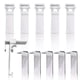thumbnail image 2 of Wosthever 6 piezas sujetan de forma segura persianas enrollables abrazadera ajustable soporte abrazadera para persianas enrollables Tratamientos de ventanas, 2 of 6
