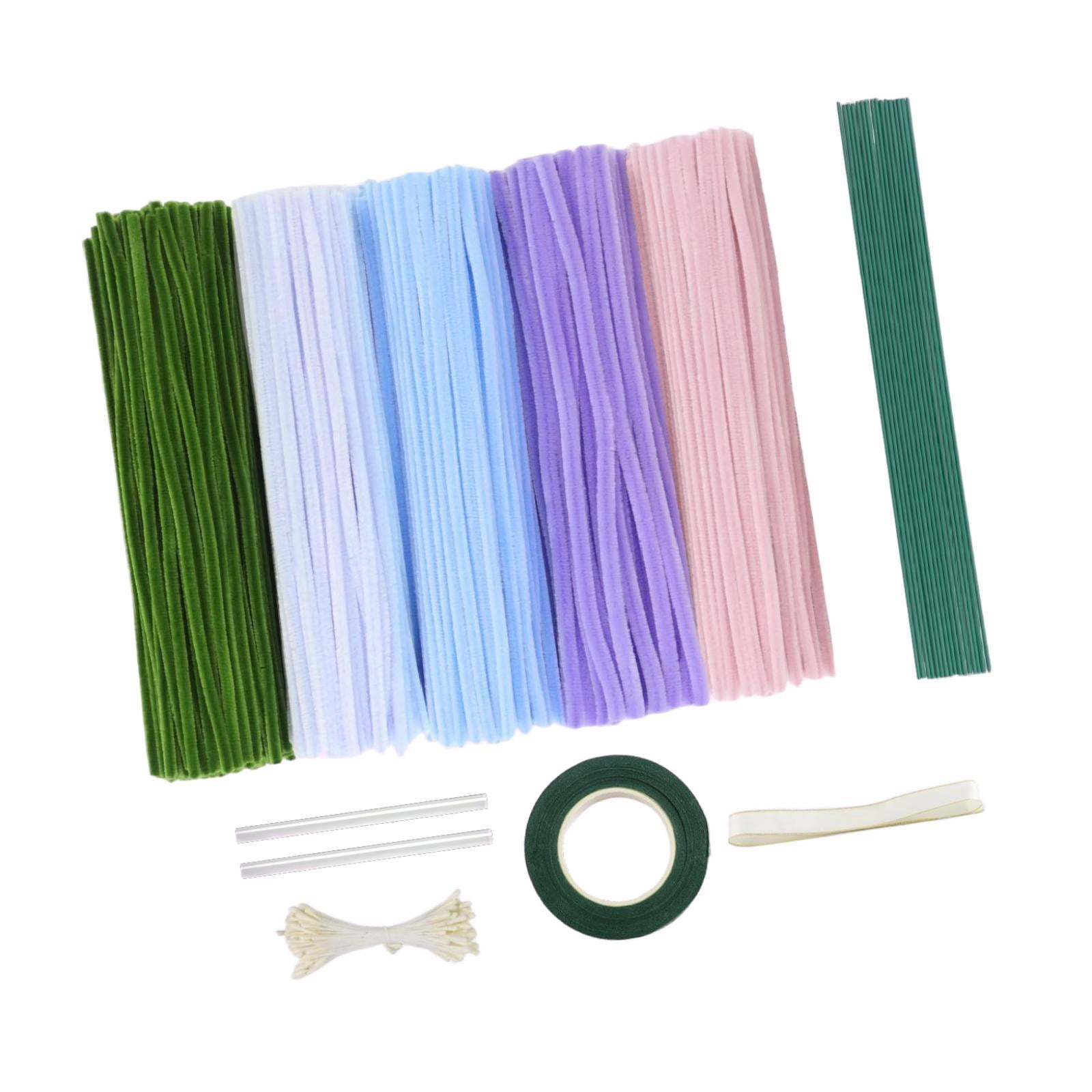 balikha Pipe Cleaners Craft Supplies Creative for Holiday Wedding Art Craft Projects Blue