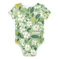 thumbnail image 2 of Spring Blossom Medley Baby Bodysuits 100% Cotton Short Sleeve for 0-24 Months Baby Golf Outfit 9Months, 2 of 6