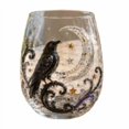 thumbnail image 6 of Halloween Tumbler, Halloween Indoor Decor, Halloween Home Decor, Bar Decorations for Home, Stemless Glass, Hand-Painted Raven Moon Spooky Glass for Holiday Parties, 6 of 7