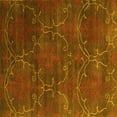 thumbnail image 1 of Ahgly Company Indoor Square Abstract Yellow Contemporary Area Rugs, 8' Square, 1 of 4