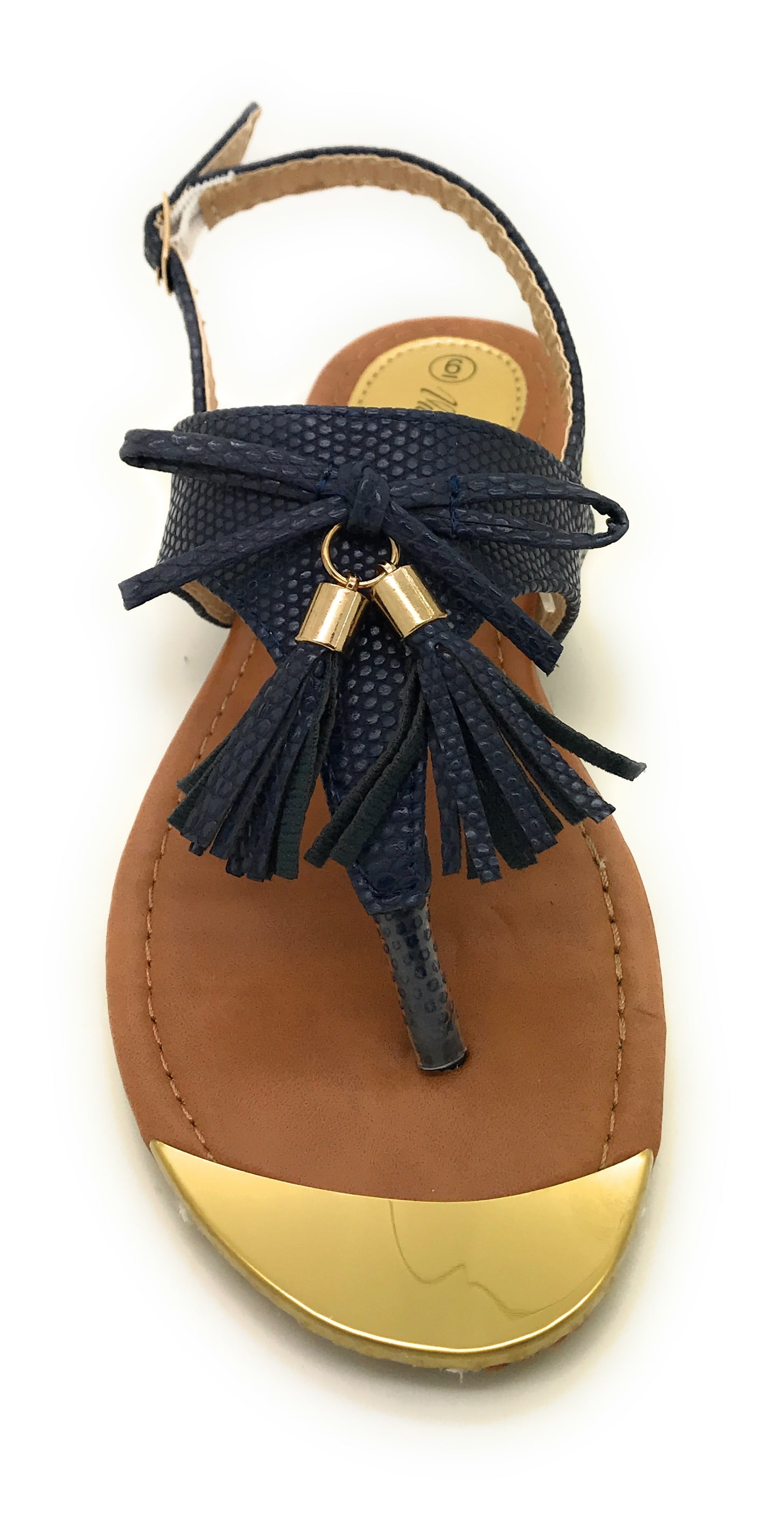 Victoria K Tassels Gold Tip Thong Sandal&nbsp;