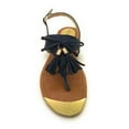 thumbnail image 3 of Victoria K Tassels Gold Tip Thong Sandal&nbsp;, 3 of 4