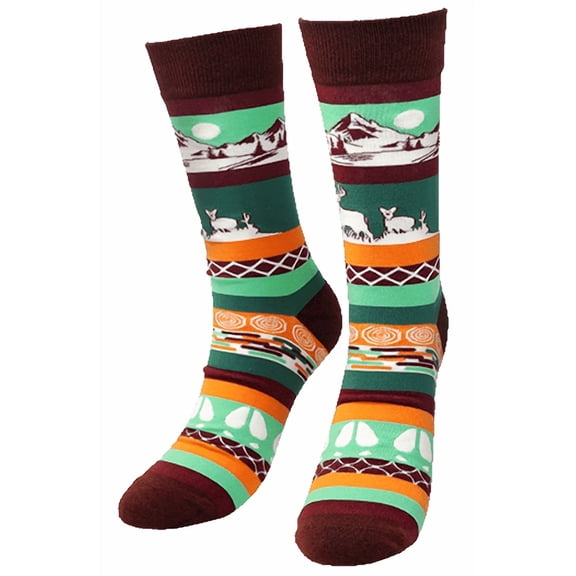 Mountain Elk Knit Sock