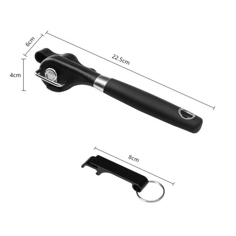 Safe Cut Can Opener, Smooth Edge Can Opener - Can Opener handheld, Manual  Can Opener, Ergonomic Smooth Edge, Food Grade Stainless Steel Cutting Can  Opener for Kitchen & Restaurant 