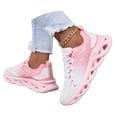 thumbnail image 2 of KANG Fashion Women's Breathable Mesh Casual Sneakers, Lightweight Cushioned Anti-Slip Slip-On Walking Shoes Pink 36, 2 of 7