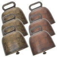 thumbnail image 3 of LEORX 6Pcs Animal Metal Bell Copper Bells for Cattle Sheep in Assorted Color, 3 of 8