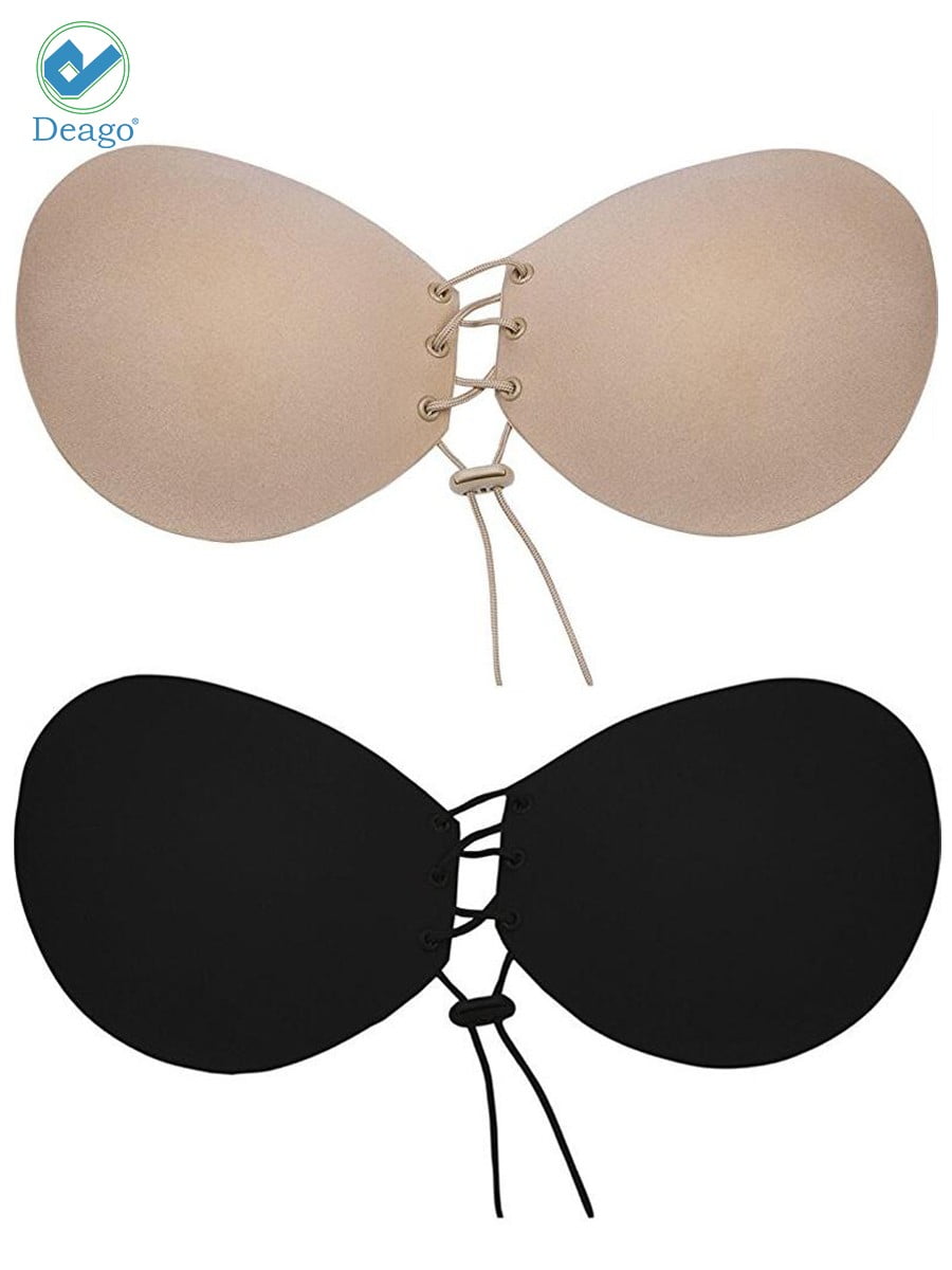 Generic Strapless Invisible Bra Backless Adhesive Push Up Normal Skin D38 @  Best Price Online