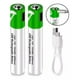 thumbnail image 1 of Paquete con 2 Pilas AAA 1.5v Recargables HYGE Usb C 750mWh Carga Rápida, 1 of 11