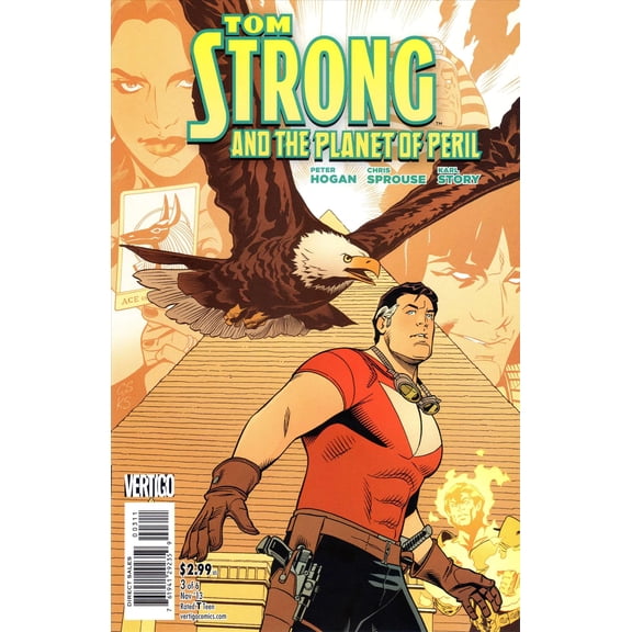 Tom Strong and the Planet of Peril #3 VF ; DC Comic Book