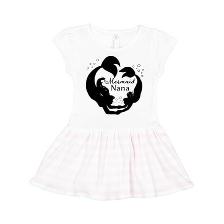 

Inktastic Mermaid Nana-Swimming Mermaids Gift Toddler Girl Dress