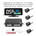 thumbnail image 4 of Scienceny de respaldo de marcha atrás para coche, delantero y trasero con 4 sondas, Sensor de aparcamiento, LCD, alarma de sonido, Cámaras de salpicadero de coche, 4 of 6