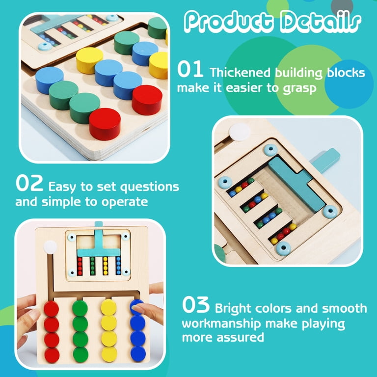 Color Toys For Preschoolers Color Matching Game, Color Sorting Puzzle ...