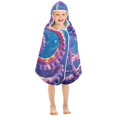 thumbnail image 7 of Octopus Underwater Kids Hooded Beach Towel Baby Bath Poncho Towels with Hood Absorbent 50"x23.5" for Pool Swimming, 7 of 7