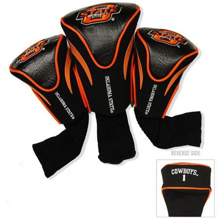 Team Golf NCAA Oklahoma State 3 Pack Contour Head (Best Golf Head Covers)