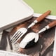 thumbnail image 2 of Imitation Wood Handle Cutlery Set Western Cutlery Knife, 2 of 5