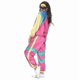 thumbnail image 3 of Rock Hippie Cosplay Costume Vintage 1970s Disco Costume Set Halloween Fancy Dress Carnival Costume, 3 of 5