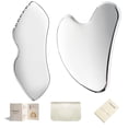 thumbnail image 1 of Juego de herramientas faciales Gua Sha de acero inoxidable FSWSawx, 1 of 5
