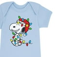 thumbnail image 3 of Peanuts - Holidays - Wrapped Up In Christmas Lights - Infant Baby One Piece, 3 of 5