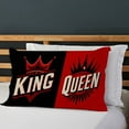 thumbnail image 4 of Home Bedclothes King and Queen Printed Comforter Cover Set Modern Bedding Suit for Couples Bedroom Decor, 4 of 6