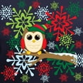 thumbnail image 3 of CafePress - Christmas Owl Women's V Neck Dark T Shirt - Women's V-Neck Dark T-Shirt, 3 of 4