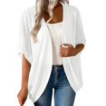 thumbnail image 2 of Women's Casual Knitted Cardigan Open Front Long Sleeve Tops Outerwear Loose Fit Coat For Daily Wear Sweater Jackets, 2 of 8