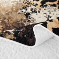 thumbnail image 5 of Homewish Brown Leopard Print Twin Quilt Set,Abstract Artwork Twin Coverlet Set,2-Piece, 5 of 7
