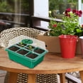 thumbnail image 3 of 6-Hole Indoor Seed Starting Kit with LED Grow Light, Humidity Dome, Plant Labels, USB Powered - Complete Seedling Starter Tray System with Drainage & Air Ventilation for Home Gardening, 3 of 5