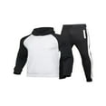 thumbnail image 1 of Ensemble de Survêtement pour Hommes Manches Longues Survêtement Complet Bas de Jogging Haut à Capuche Ensemble de Bas de Survêtement, 1 of 5