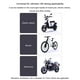 thumbnail image 5 of Naiovety Soporte de teléfono para manillar de bicicleta, soporte de fijación de repuesto portátil Universal antideslizante a prueba de golpes, Bicicletas eléctricas Naiovety OD028300-00, 5 of 6