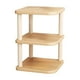 thumbnail image 2 of Organizador de escritorio esquinero | ZJT250119925 Estante de almacenamiento de madera de dos niveles, negro y blanco | Estantería de escritorio con múltiples compartimentos para la oficina, deco, 2 of 5