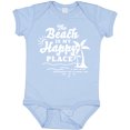 thumbnail image 3 of Inktastic The Beach is My Happy Place with Palm Trees Boys or Girls Baby Bodysuit, 3 of 5