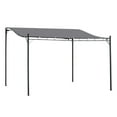 thumbnail image 2 of Canddidliike 10' x 13' Pergola Shade, Steel Patio Canopy with Weather-Resistant Fabric and Drainage Holes, Canopy for Outdoor, Gray, 2 of 11