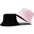 thumbnail image 2 of CoCopeaunts Men Bucket Hat Lightweight Packable Women Double Use Fisherman Hats Unisex Pure Color Outdoor Classic Basin Caps, 2 of 8