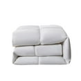 thumbnail image 3 of SERTA Ocean Breeze Elastic Fitted Breathable Pillow Top Mattress Pad Protector with 18" Deep Pocket and 4 Corner Grips for All Season, White, King, 3 of 5