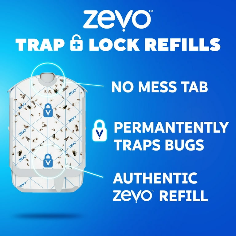 Zevo Flying Insect Trap Refill Cartridges - 2 Count