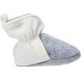 thumbnail image 6 of Hudson Baby Baby and Toddler Cozy Fleece Booties, Cream Heather Gray, 6-12 Months, 6 of 7
