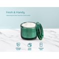 thumbnail image 3 of Salero KooK Verde Esmeralda Vidrio Prensado Relieve 296 ml, 3 of 6