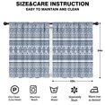 thumbnail image 2 of Blackout Kids Curtains,Boho Bohemia Geometric Line Art Childrens Insulated Curtains Set Of 2,Bedroom Essentials,Toddler Room Decor 42"x54"(106x137cm), 2 of 4