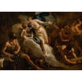 thumbnail image 2 of Sebastiano Ricci 18x14 Gold Ornate Wood Frame and Double Matted Museum Art Print Titled - Venus in the Forge of Vulcan, 2 of 4