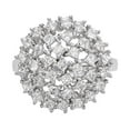 thumbnail image 4 of Sterling Silver Rhodium-plated CZ Ring, 4 of 5