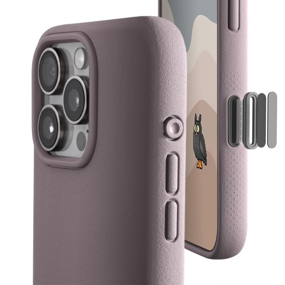 TineeOwl - Funda magnética para iPhone 16 Pro Max, material TPU, botón de control de cámara, compatible con MagSafe, minimalista, delgada, buen agarre, Serie Dune, col