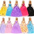 thumbnail image 4 of Set de ropa para muñecas BARWA, 10 vestidos con 17 accesorios, muñecas de 29 cm, 4 of 7