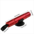 thumbnail image 4 of Hole Opener Car Emergency Hammer With Belt Cutter Multifunctional Seat Belt Cutter Emergency Hammer Portable Hammer Car Glass Tool For Car Bus Black And Red, Tool Hole Opener, 4 of 4