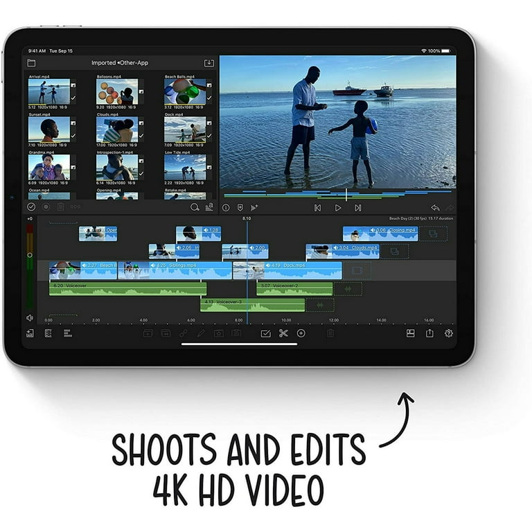 Restored 2020 Apple iPad air Wi Fi 256 GB Sky Blue (4th Generation